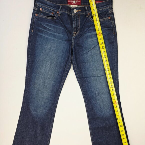 Lucky Brand 29X31 Size 8/29 Ankle Sweet'N Low Bootcut Blue Denim 5 Pocket Jeans - Picture 9 of 14
